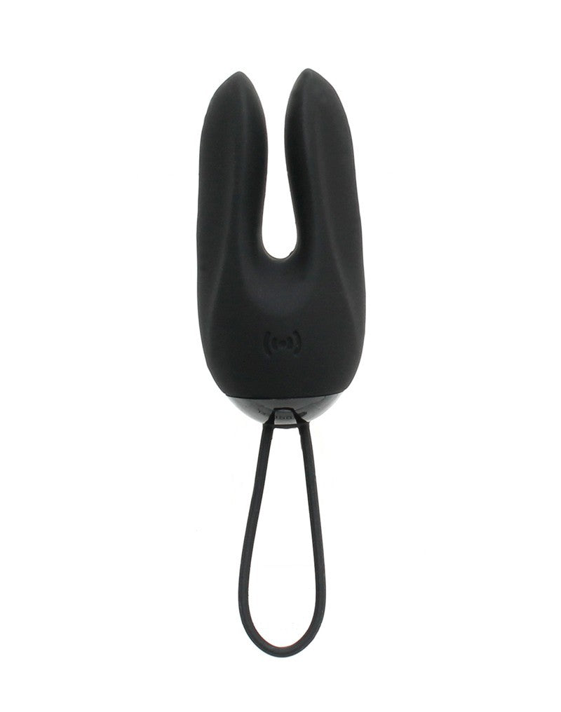 DORR - Ozzy - Vibrerend Ei met Konijnenoortjes en Clitoris Vibrator - Zwart-Erotiekvoordeel.nl
