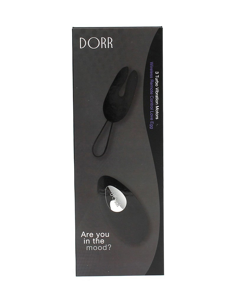 DORR - Ozzy - Vibrerend Ei met Konijnenoortjes en Clitoris Vibrator - Zwart-Erotiekvoordeel.nl