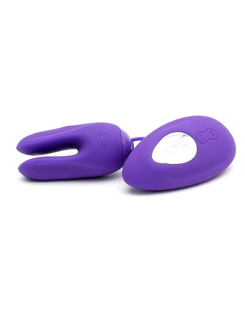 DORR - Ozzy - Vibrerend Ei met Konijnenoortjes en Clitoris Vibrator - Paars-Erotiekvoordeel.nl