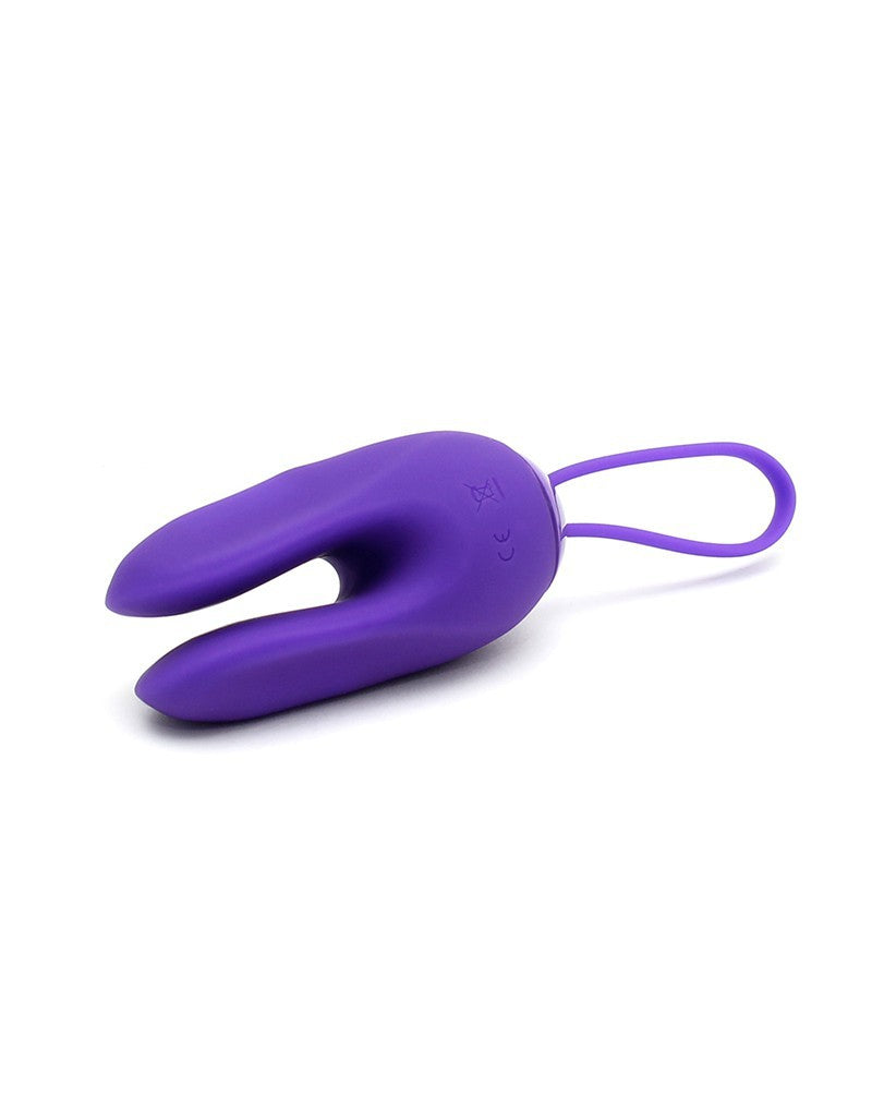 DORR - Ozzy - Vibrerend Ei met Konijnenoortjes en Clitoris Vibrator - Paars-Erotiekvoordeel.nl