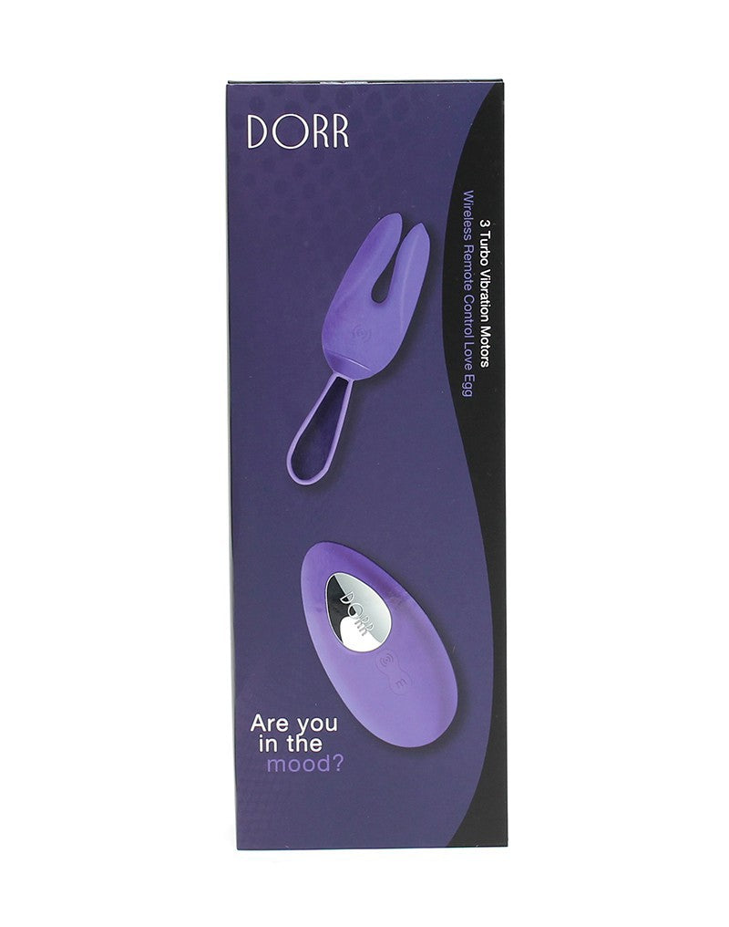 DORR - Ozzy - Vibrerend Ei met Konijnenoortjes en Clitoris Vibrator - Paars-Erotiekvoordeel.nl