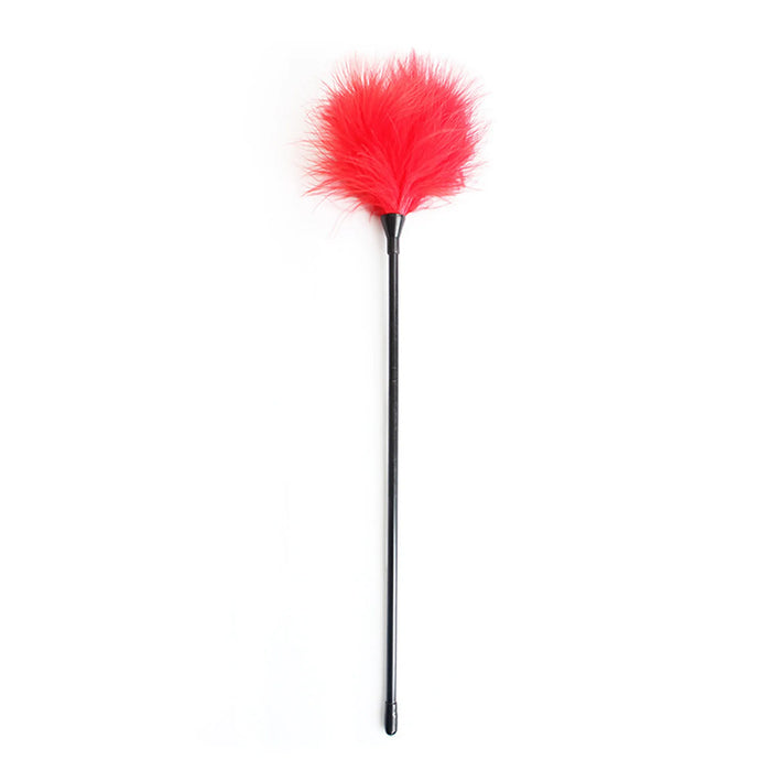 Smart Moves - Feather Boa Tickler Red - Veerentickler – Spanning met een zachte touch
