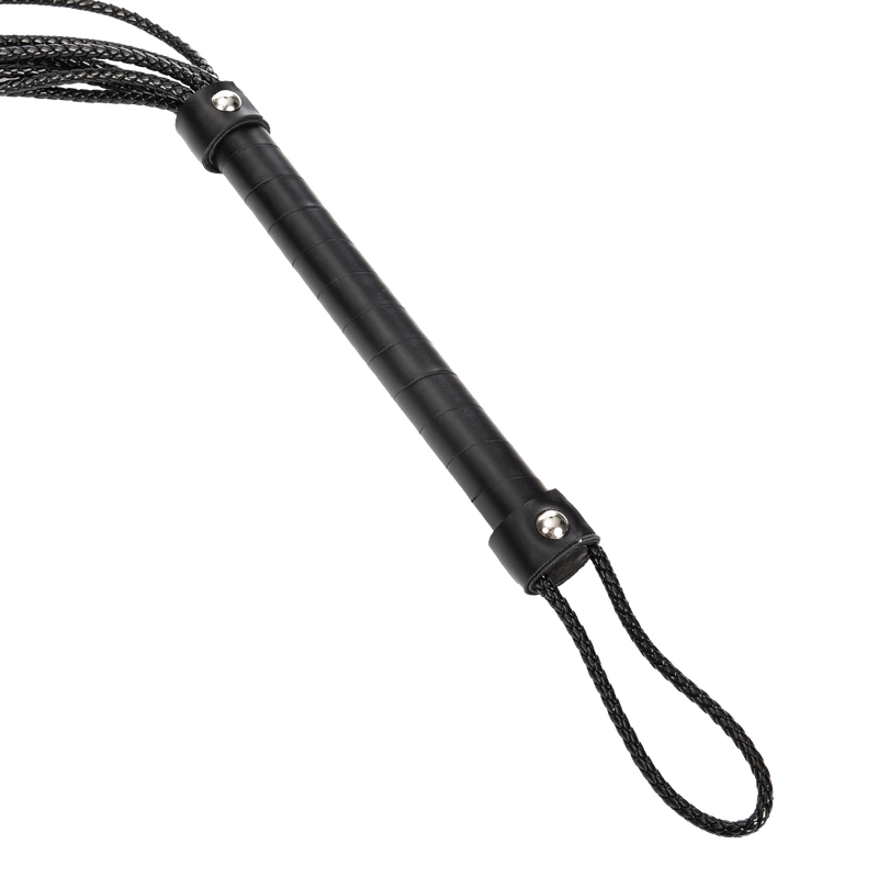 Rimba - BDSM Flogger met Rozen - Zwart/Rood-laced-up.nl