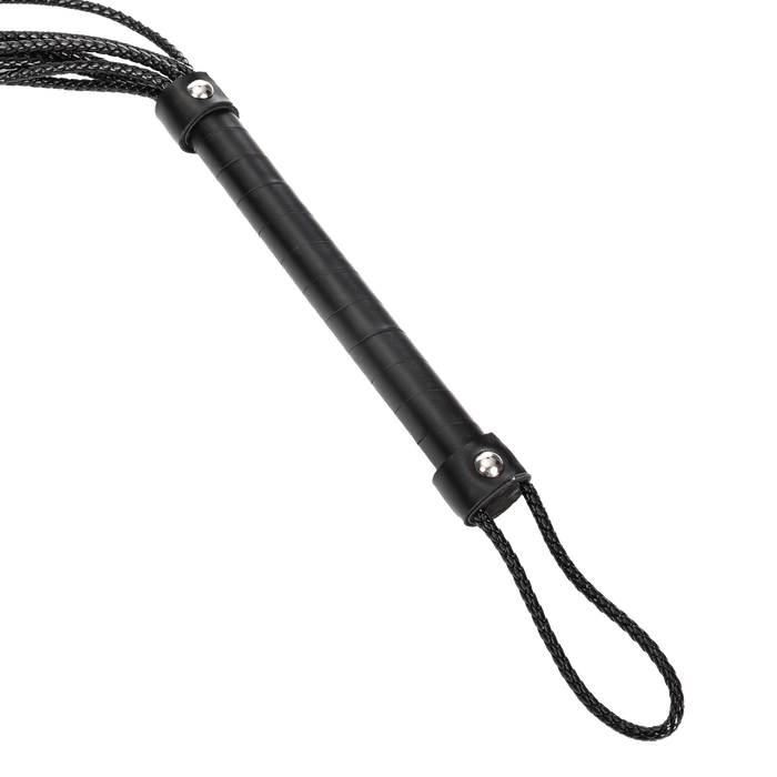 Rimba - BDSM Flogger met Rozen - Zwart/Rood-Erotiekvoordeel.nl