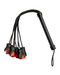 Rimba - BDSM Flogger met Rozen - Zwart/Rood-Erotiekvoordeel.nl