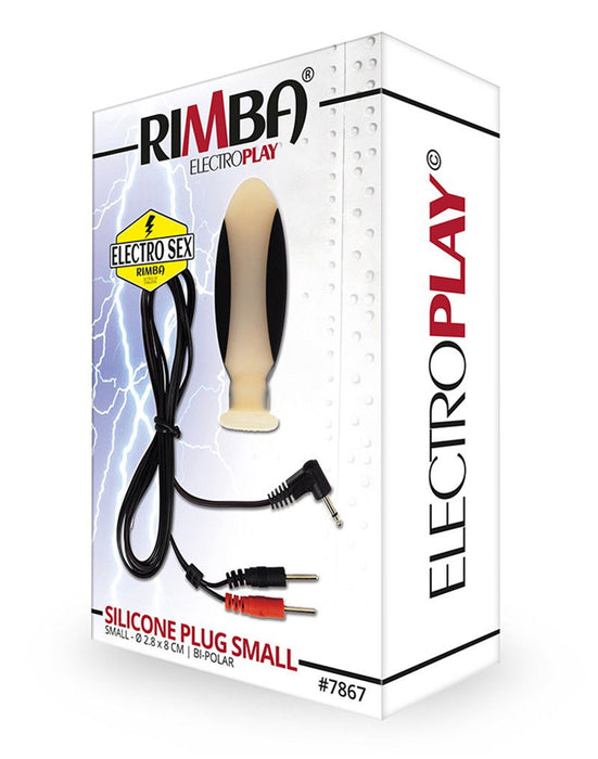 Rimba Electro Sex - Siliconen Dildo Plug Klein bi-polair 80 mm-Laced-up.nl
