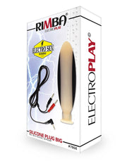 Rimba Electro Sex - Siliconen Dildo Plug Groot bi-polair 155 mm-Laced-up.nl