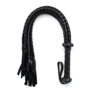 Smart Moves - Cat O Nine Flogger - Gevlochten - 75 cm - Zwart-laced-up.nl