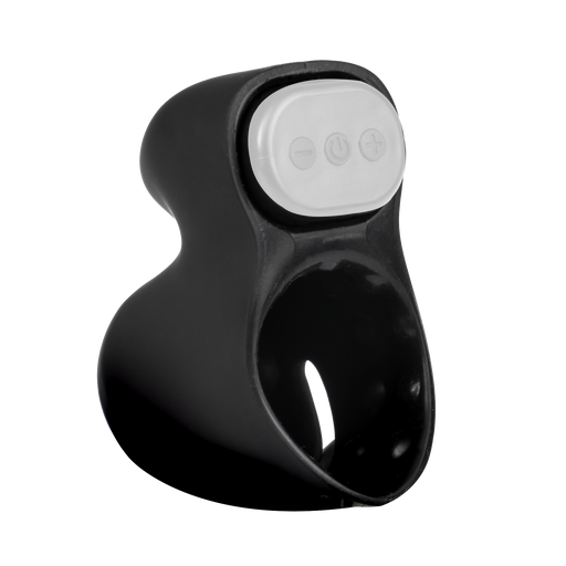 Rimba Electro Play - E-Stim Penis Head Stimulator - Bi-Polair - Zwart-Erotiekvoordeel.nl