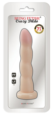 Being Fetish - PVC Dildo 7.5" flesh-laced-up.nl