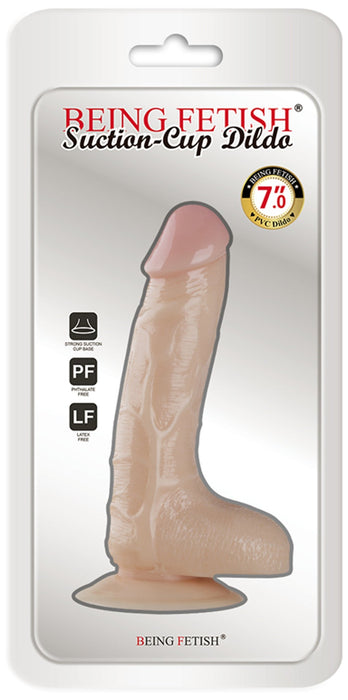 Deep Desire - PVC Dildo - 18 cm - Lichte Huidskleur-Erotiekvoordeel.nl