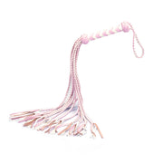 Liebe Seele - Fairy - Luxe Gevlochten Flogger - Cat-o-Nine Tails - Roze/Wit-Erotiekvoordeel.nl