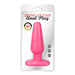 Being Fetish – Roze Buttplug – 12,5 x 4 cm-laced-up.nl