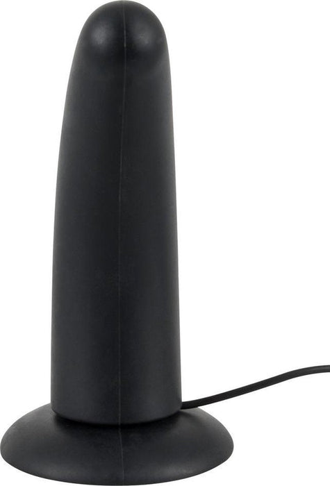 You2Toys – Vibromasseur anal en silicone avec courbure – Compatible avec harnais – Noir