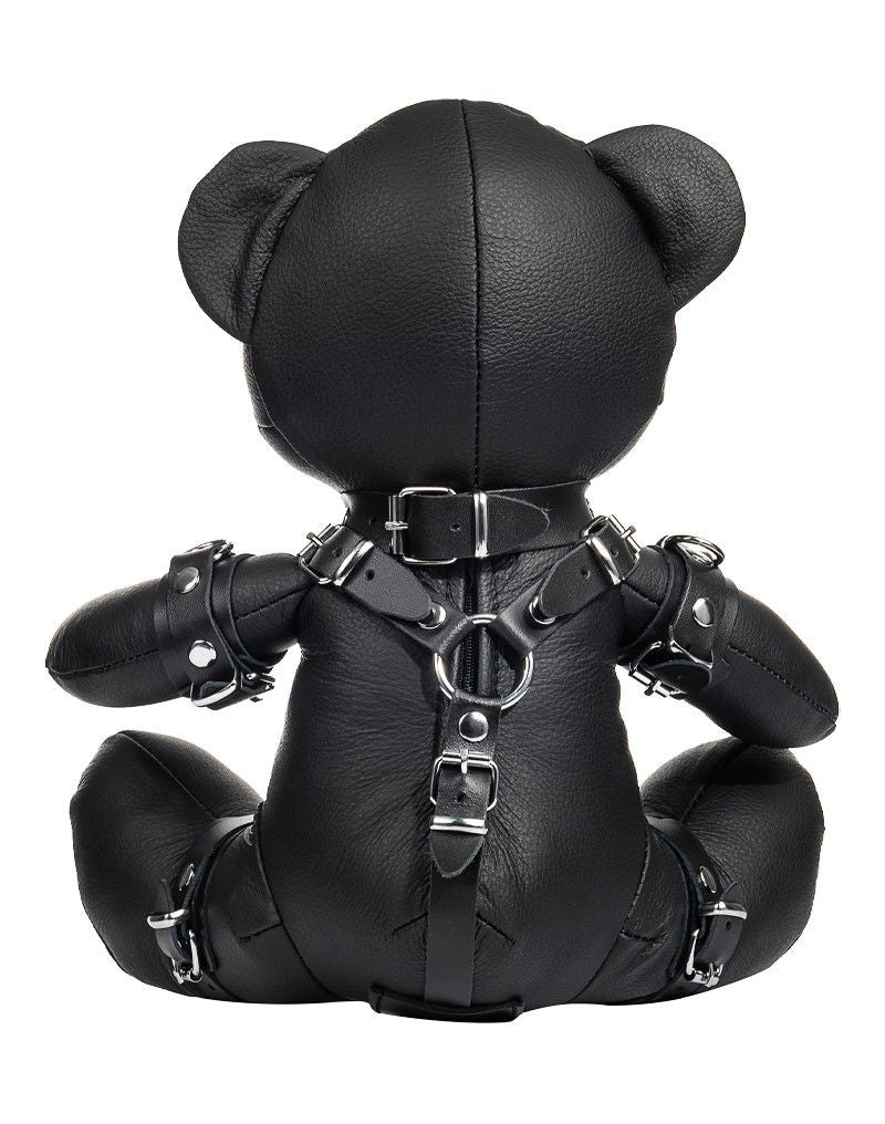 Rimba - Zwart Lederen BDSM Teddybeer-laced-up.nl