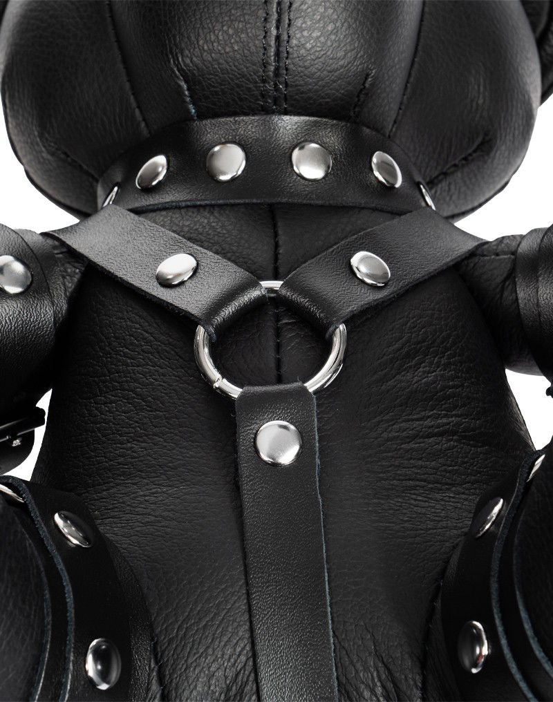 Rimba - Zwart Lederen BDSM Teddybeer-laced-up.nl