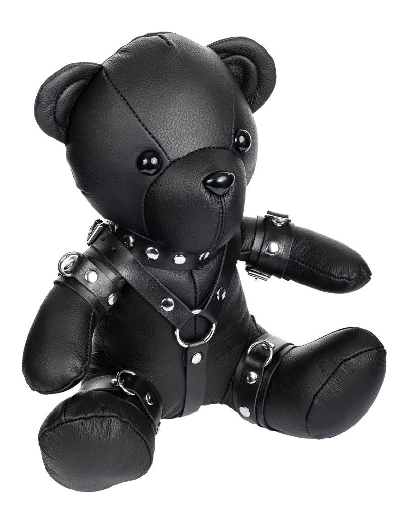 Rimba - Zwart Lederen BDSM Teddybeer-laced-up.nl
