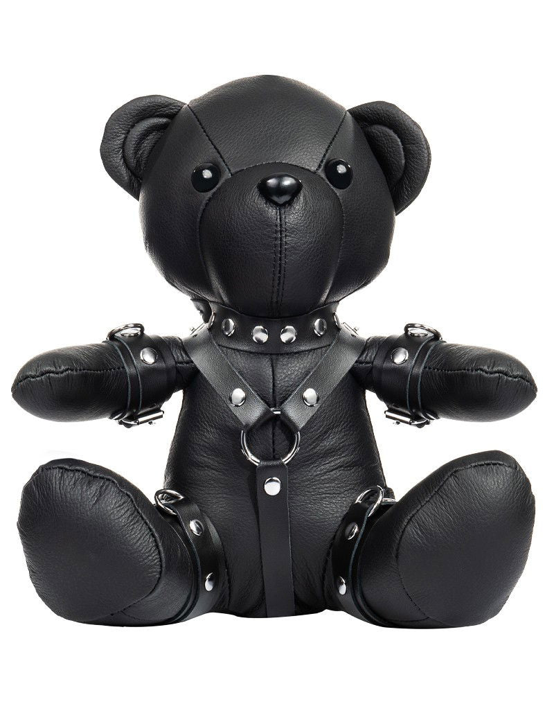 Rimba - Zwart Lederen BDSM Teddybeer-laced-up.nl