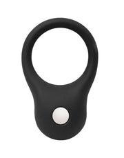 Rimba - Siliconen Ball Stretcher met Metalen Kogeltje - 35 gram - Zwart-laced-up.nl