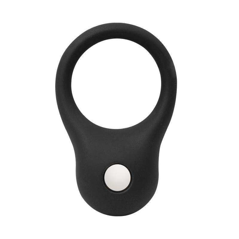 Rimba - Siliconen Ball Stretcher met Metalen Kogeltje - 35 gram - Zwart-laced-up.nl