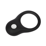Rimba - Siliconen Ball Stretcher met Metalen Kogeltje - 35 gram - Zwart-laced-up.nl