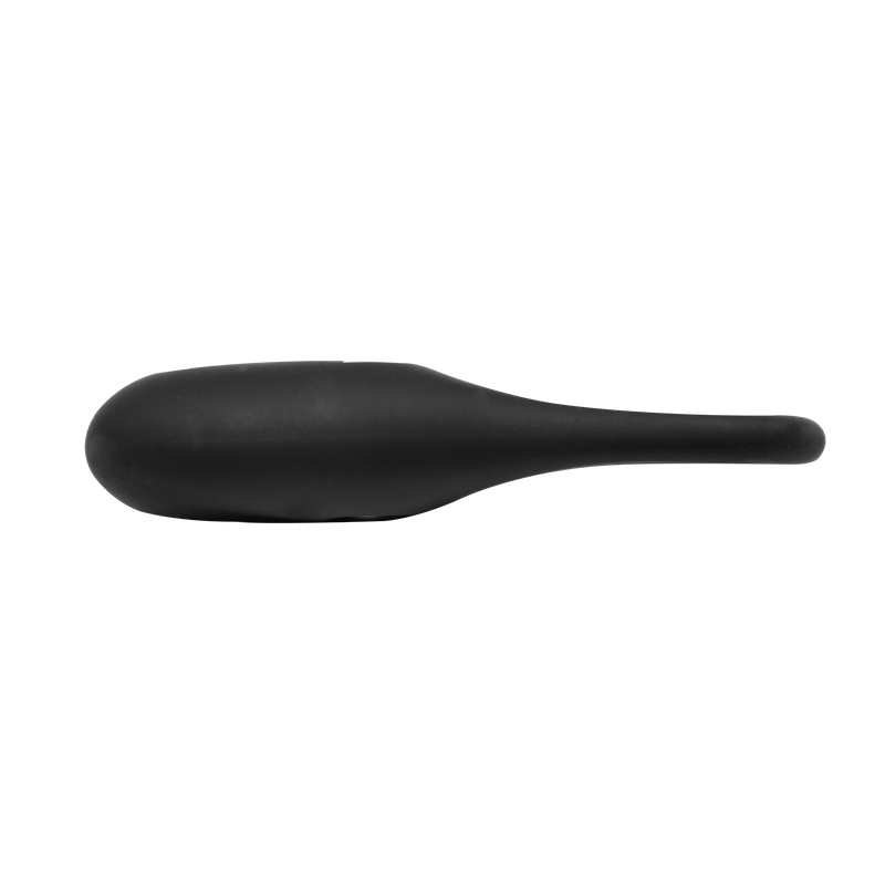 Rimba – Siliconen Ball Stretcher met Drie Metalen Kogeltjes - 110 gr - Zwart-laced-up.nl