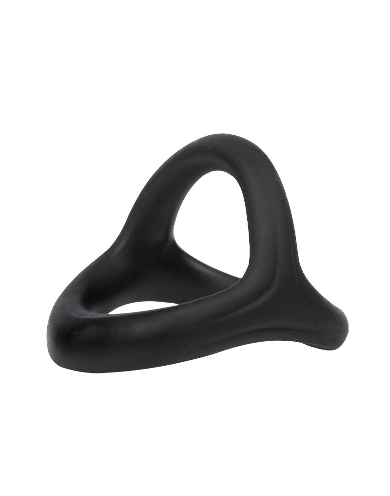 Rimba - Siliconen 3-Ring - Zwart-laced-up.nl