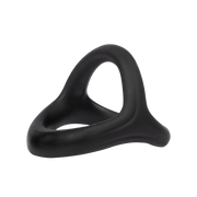 Rimba - Siliconen 3-Ring - Zwart-laced-up.nl