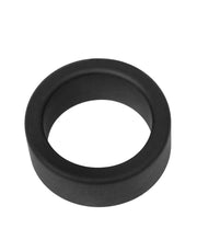Rimba - Siliconen Scrotumring - Ballstretcher - Hoogte 20 mm - Zwart-laced-up.nl
