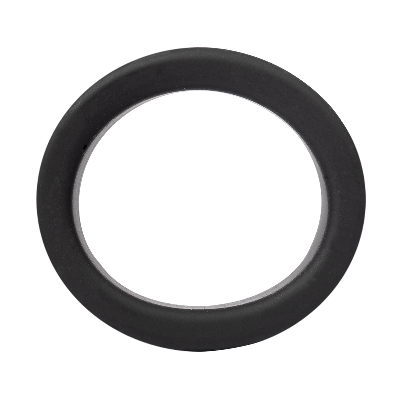 Rimba - Siliconen Scrotumring - Ballstretcher - Hoogte 20 mm - Zwart-laced-up.nl