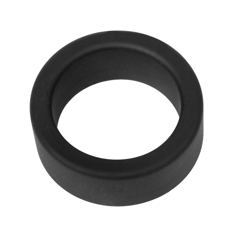 Rimba - Siliconen Scrotumring - Ballstretcher - Hoogte 20 mm - Zwart-laced-up.nl