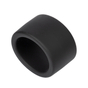 Rimba - Siliconen Scrotumring - Ballstretcher - Hoogte 30 mm - Zwart-laced-up.nl