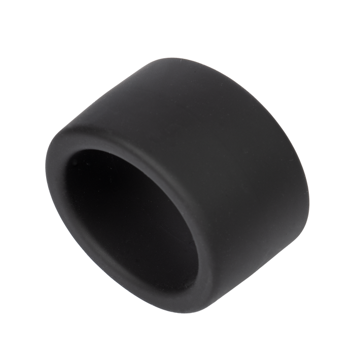 Rimba - Siliconen Scrotumring - Ballstretcher - Hoogte 30 mm - Zwart-Erotiekvoordeel.nl
