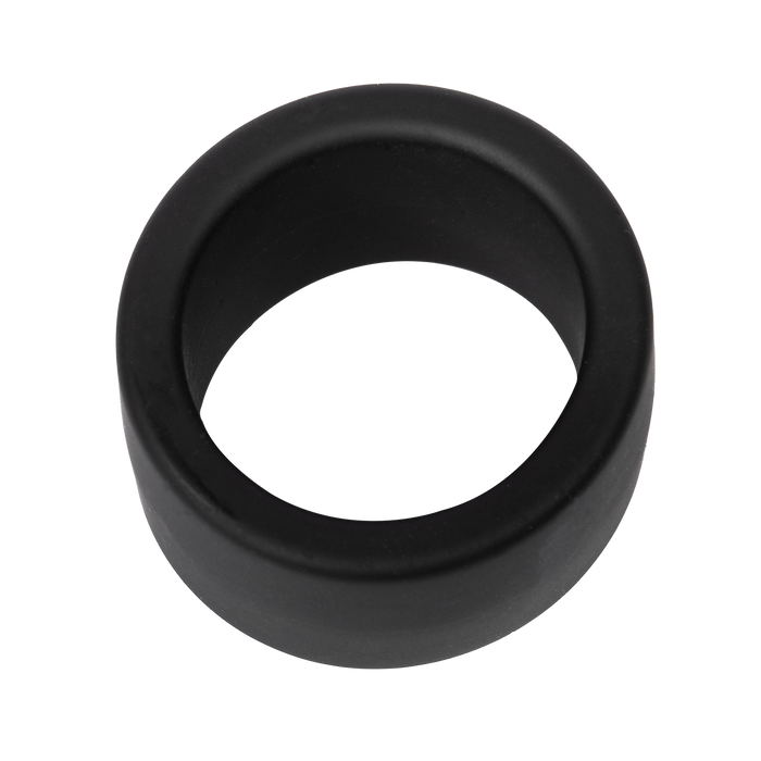 Rimba - Siliconen Scrotumring - Ballstretcher - Hoogte 30 mm - Zwart-Erotiekvoordeel.nl