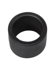 Rimba - Siliconen Scrotumring - Ballstretcher - Hoogte 40 mm - Zwart-laced-up.nl