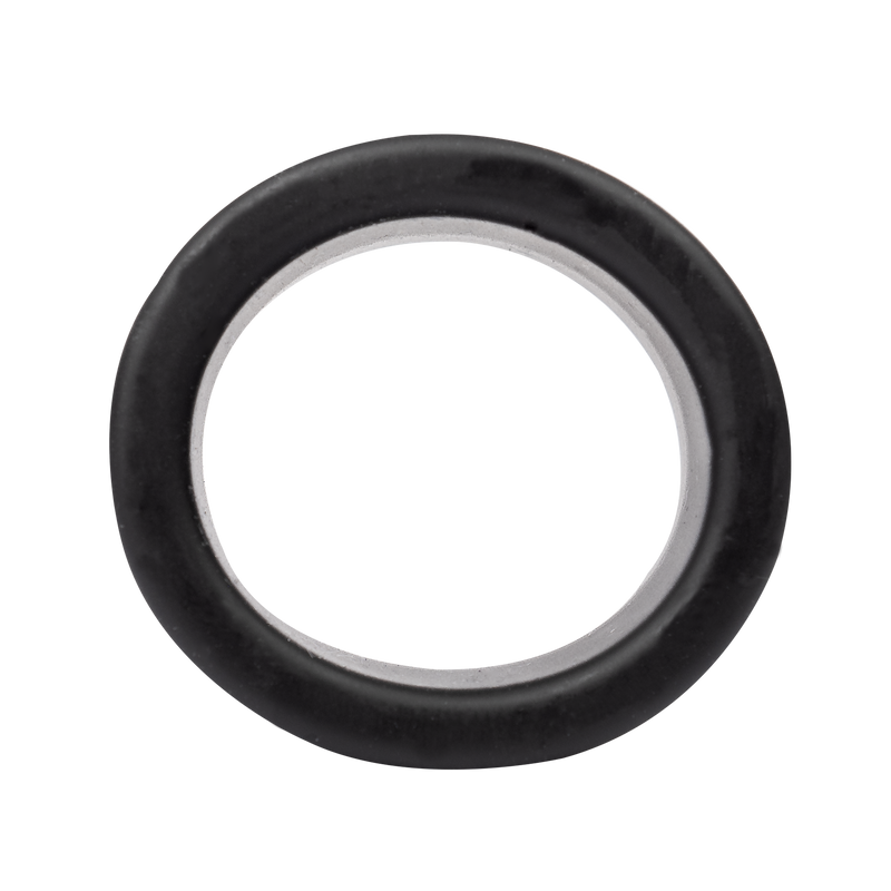 Rimba - Siliconen Scrotumring - Ballstretcher - Hoogte 40 mm - Zwart-laced-up.nl