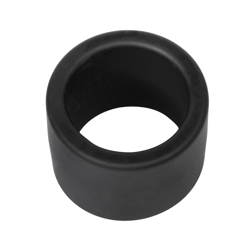 Rimba - Siliconen Scrotumring - Ballstretcher - Hoogte 40 mm - Zwart-laced-up.nl