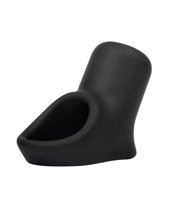 Rimba - Siliconen Penis Sleeve - Zwart-Erotiekvoordeel.nl