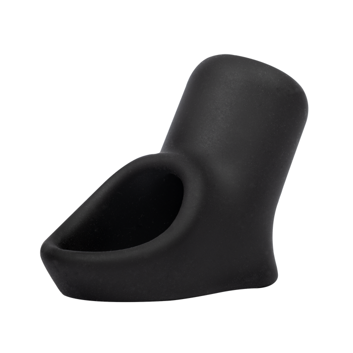 Rimba - Siliconen Penis Sleeve - Zwart-Erotiekvoordeel.nl