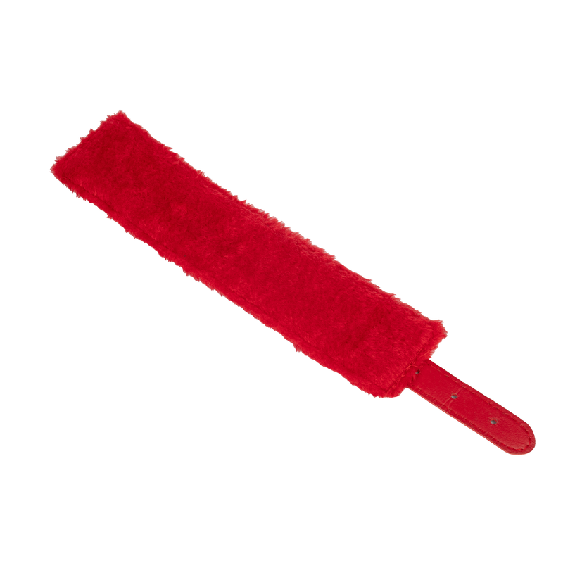 TieMeUp - Boeien imitatieleder - Zachte bontvoering - Rood-laced-up.nl