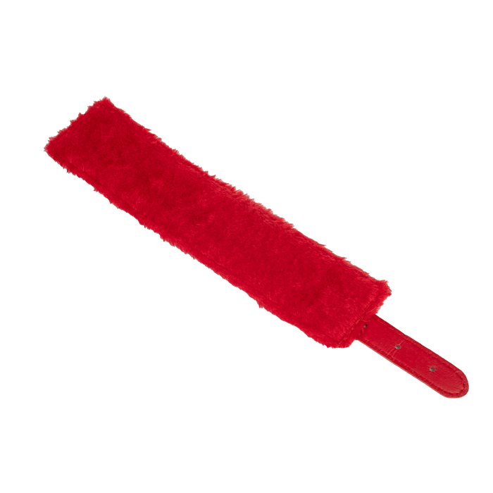 TieMeUp - Boeien imitatieleder - Zachte bontvoering - Rood-Erotiekvoordeel.nl