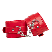 TieMeUp - Boeien imitatieleder - Zachte bontvoering - Rood-laced-up.nl