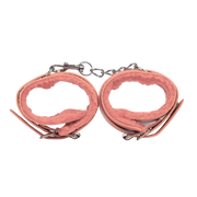 TieMeUp - Boeien imitatieleder - Zachte bontvoering - Roze-laced-up.nl