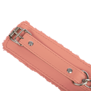 TieMeUp - Boeien imitatieleder - Zachte bontvoering - Roze-laced-up.nl