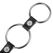 Rimba - Triple Cockring Metaal - Zwart-laced-up.nl