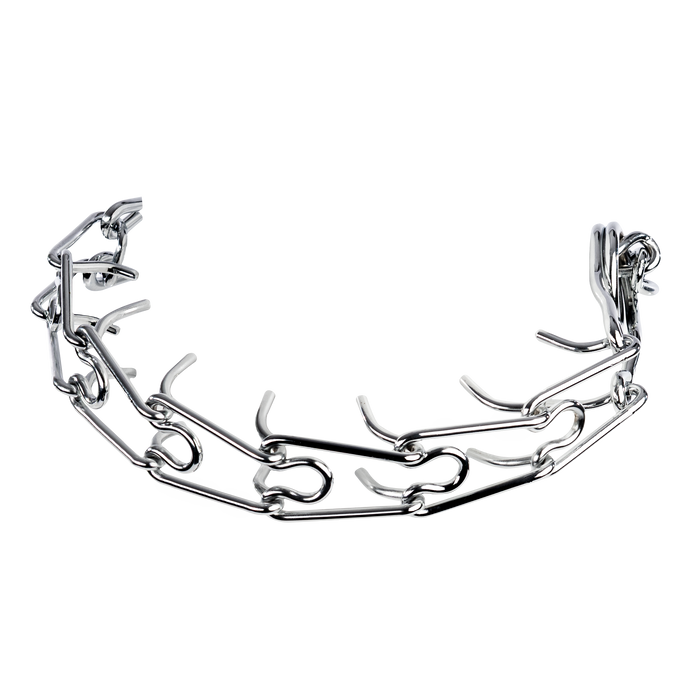 Rimba - Metalen Pinch Collar - Zilver-Erotiekvoordeel.nl