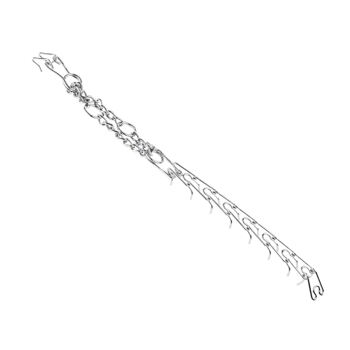 Rimba - Metalen Pinch Collar - Zilver-Erotiekvoordeel.nl