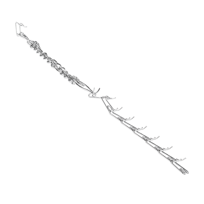 Rimba - Metalen Pinch Collar - Zilver-Erotiekvoordeel.nl