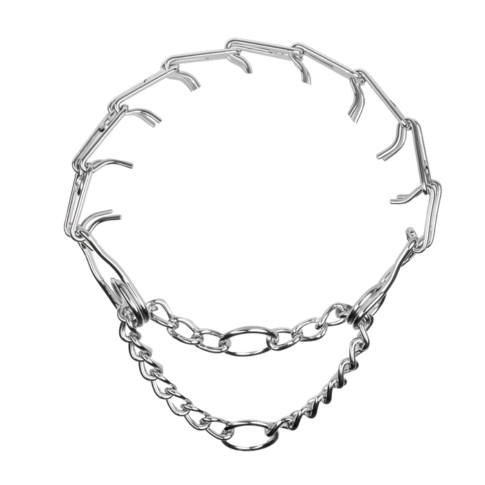 Rimba - Metalen Pinch Collar - Zilver-Erotiekvoordeel.nl