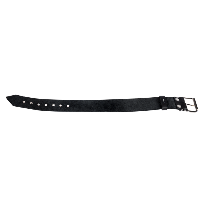 Rimba - Lederen Collar met Metalen Gesp - Zwart-Erotiekvoordeel.nl